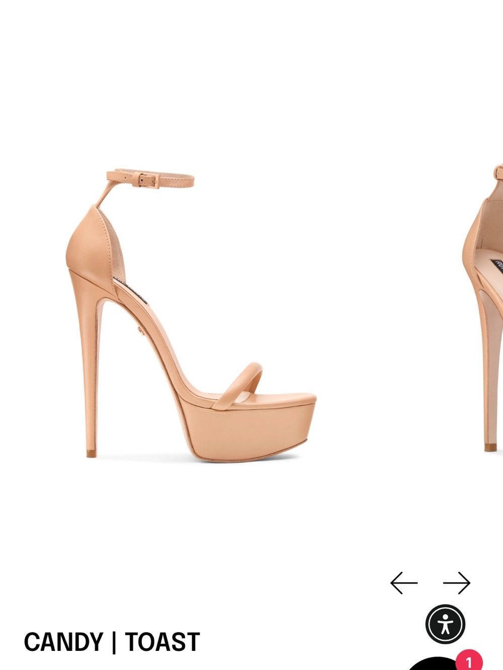 Ruthie Davis Toast Platform Ankle-Strap Heels